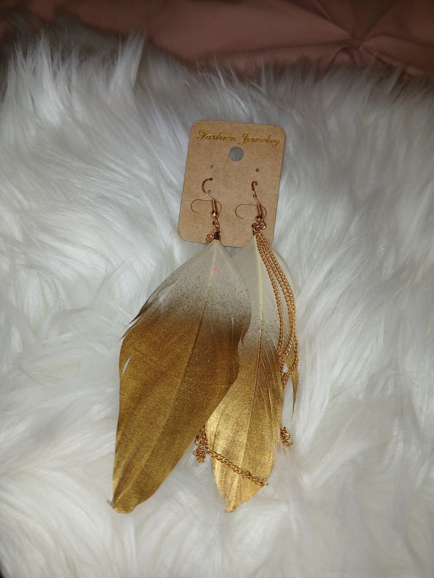Feather earrings