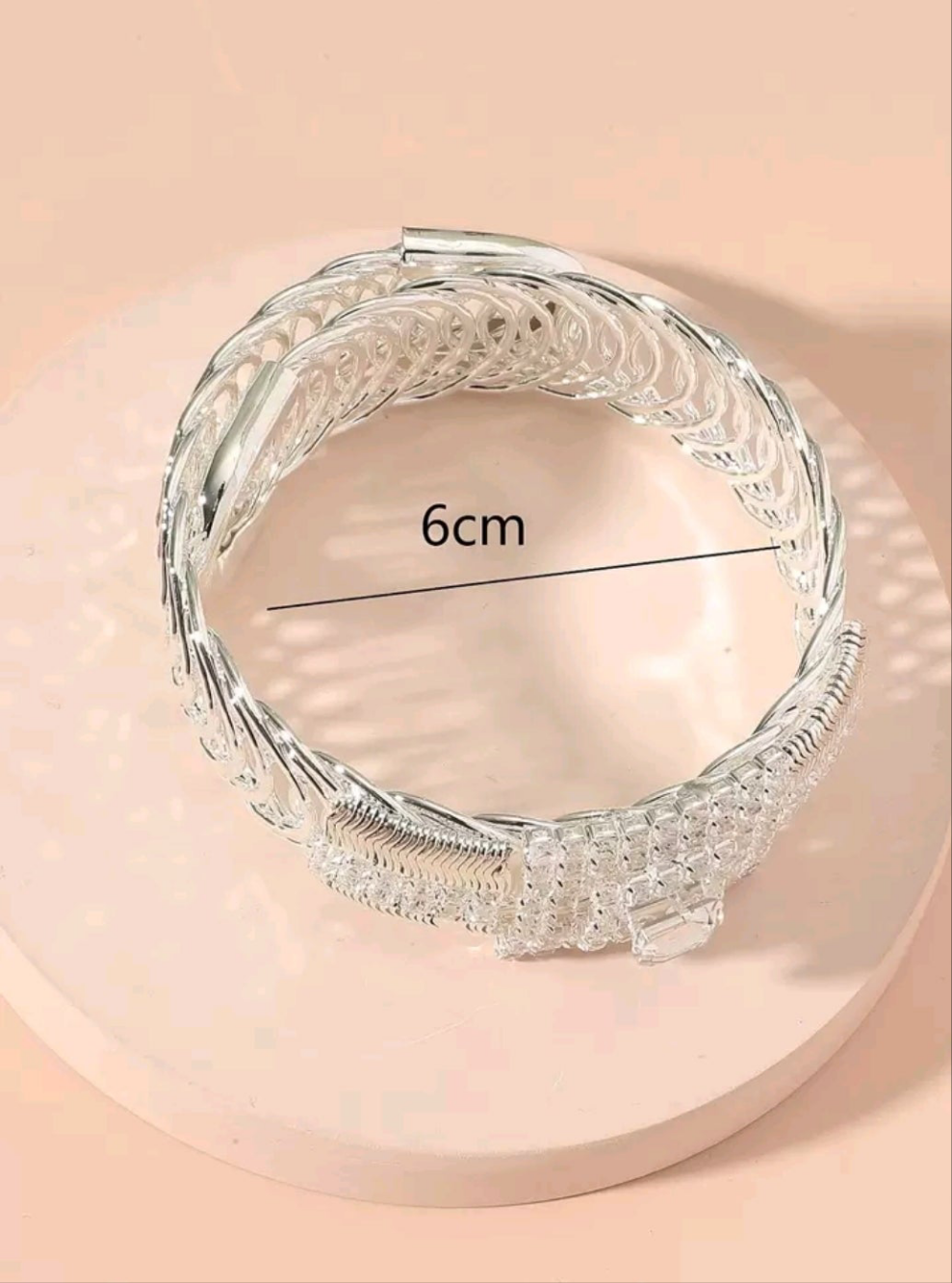 Beautiful diamond square bracelet