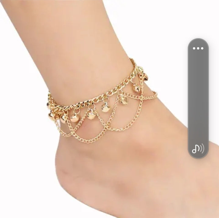 Beautiful Gold ankle bracelet