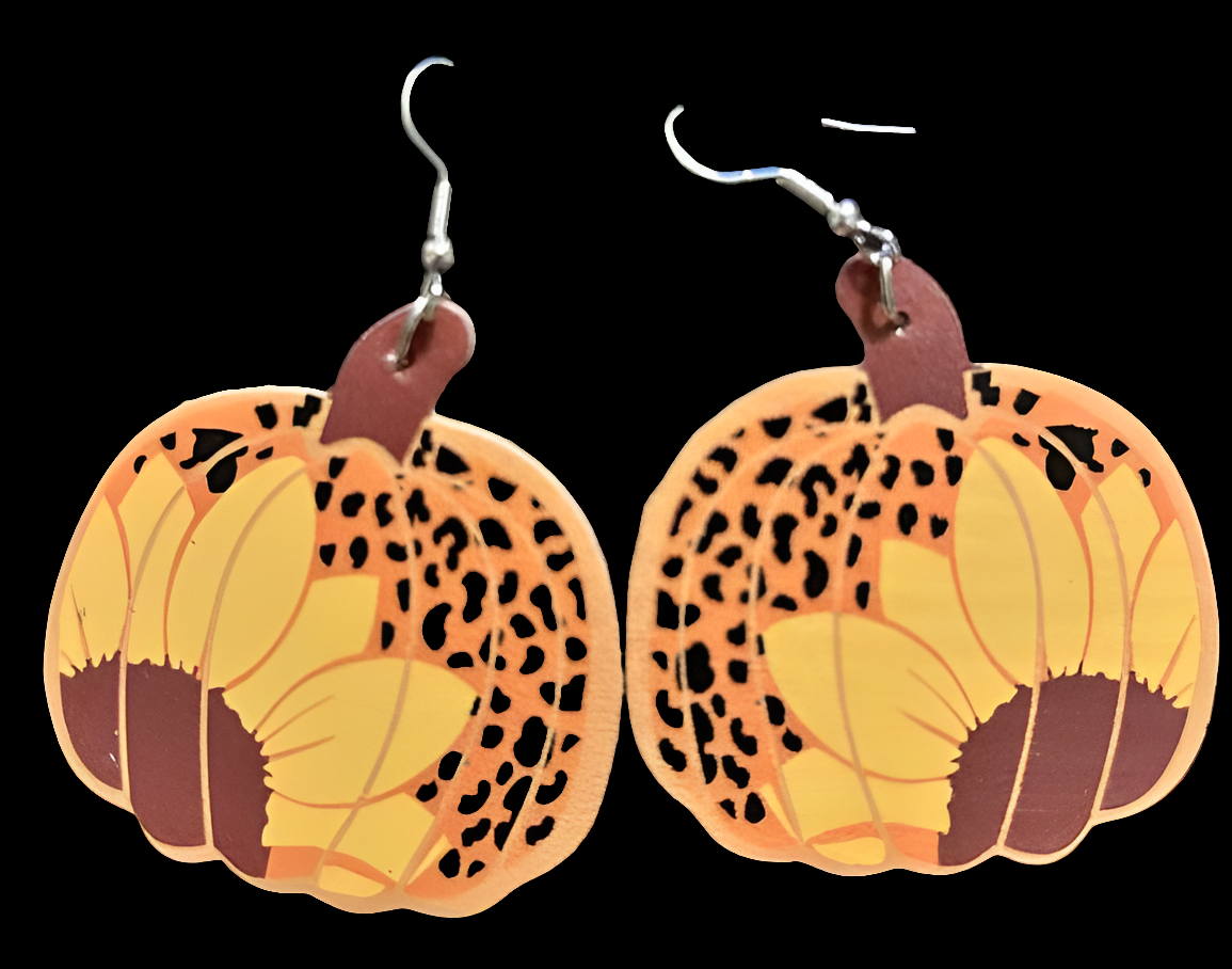 Pumpkin earrings