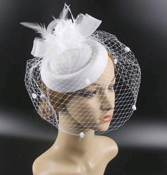 Feathered vintage hat