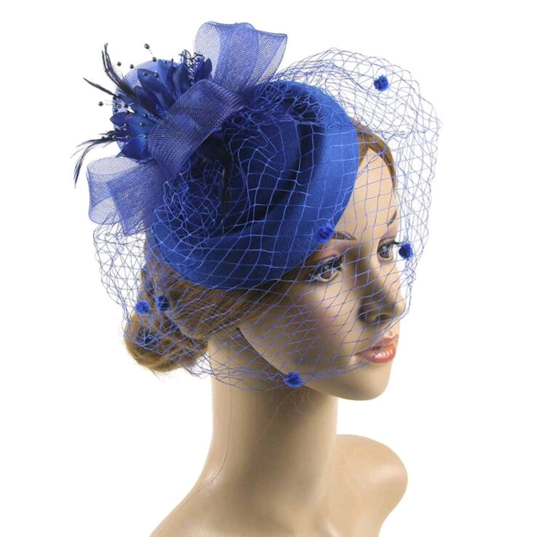 Feathered vintage hat