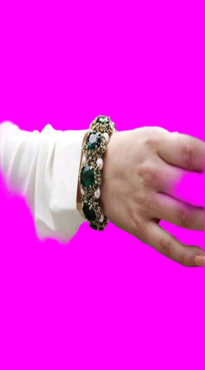 Emerald city bracelet