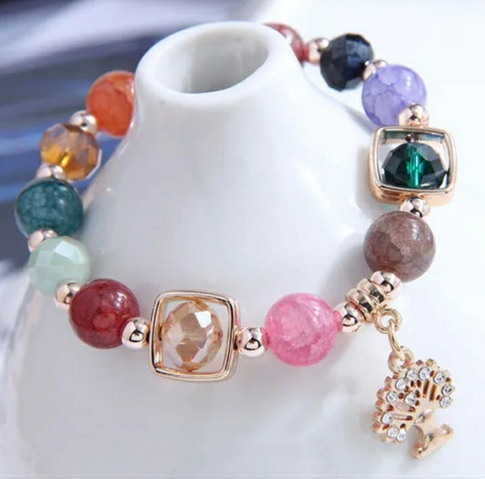 Beautiful multicolor beaded bracelet